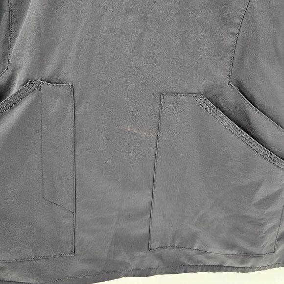 Carhartt xs scrub top womens work shirt tshirt gray charcoal - Picture 3 of 4